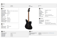 Fender Squier FSR Affinity Jaguar Metallic Black Fender Squier FSR Affinity Jaguar Metallic Black